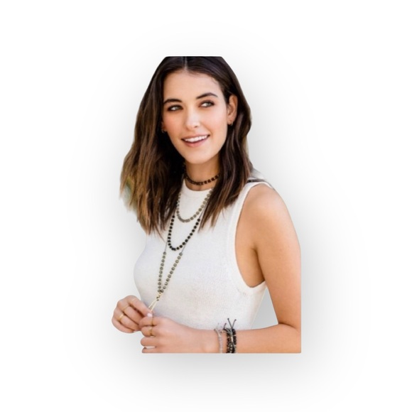 new Gorjana ϟ Pyrite Gem Beaded Necklace ϟ 18K Silverplated ϟ Energy Spiritual - Picture 9 of 10